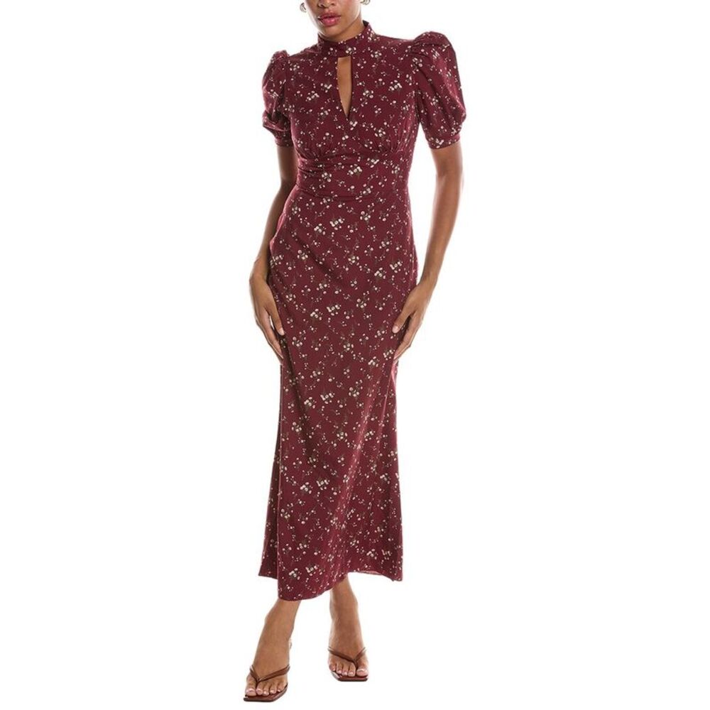 Estellina Womens  Printed Maxi Dress, Red